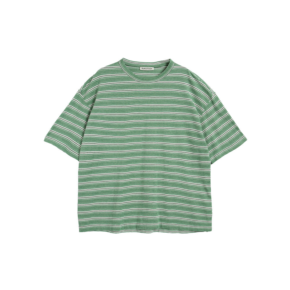 YMC - Triple T-shirt - Green Striped – Merci Paris