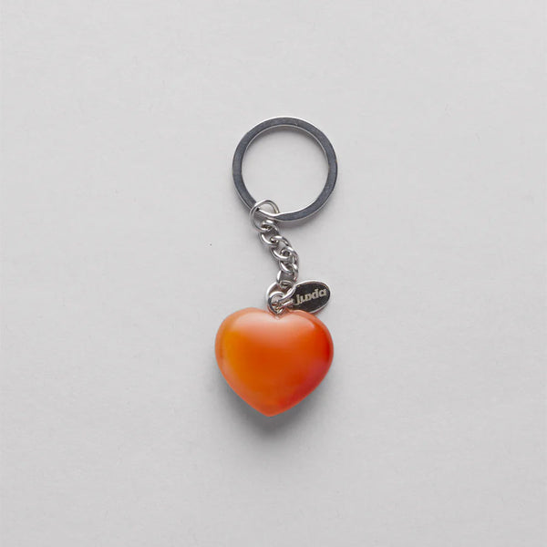 Luxia - Porte clé cœur - Orange