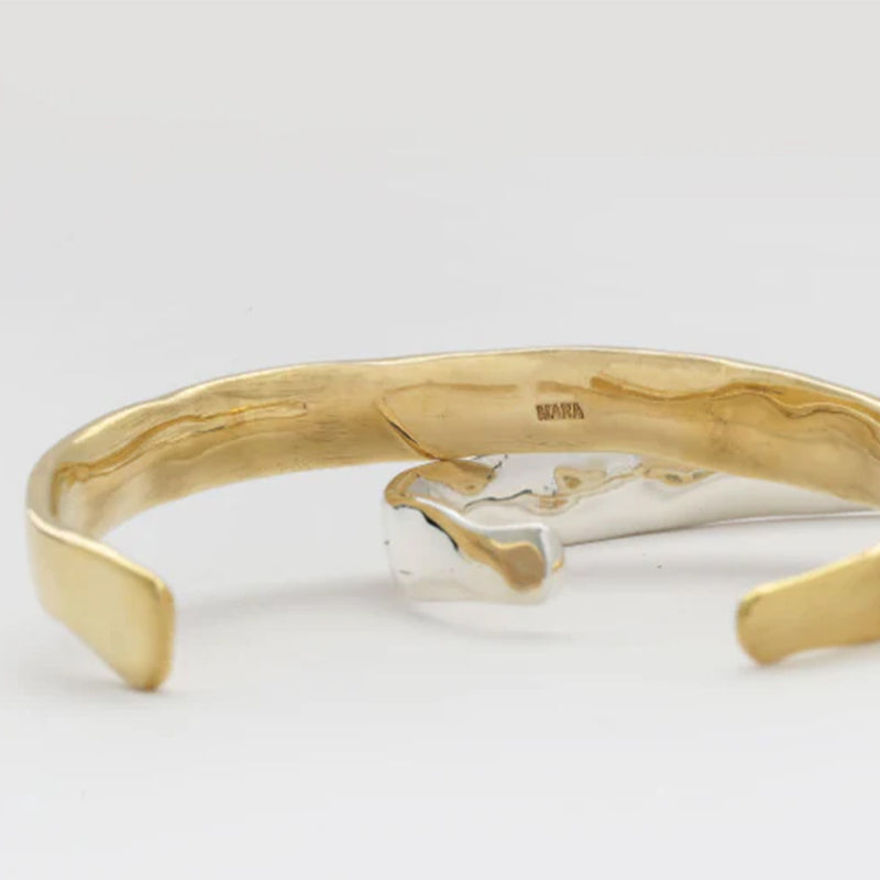 Mara Scalise - Bracelet Flat Cuff - Gold