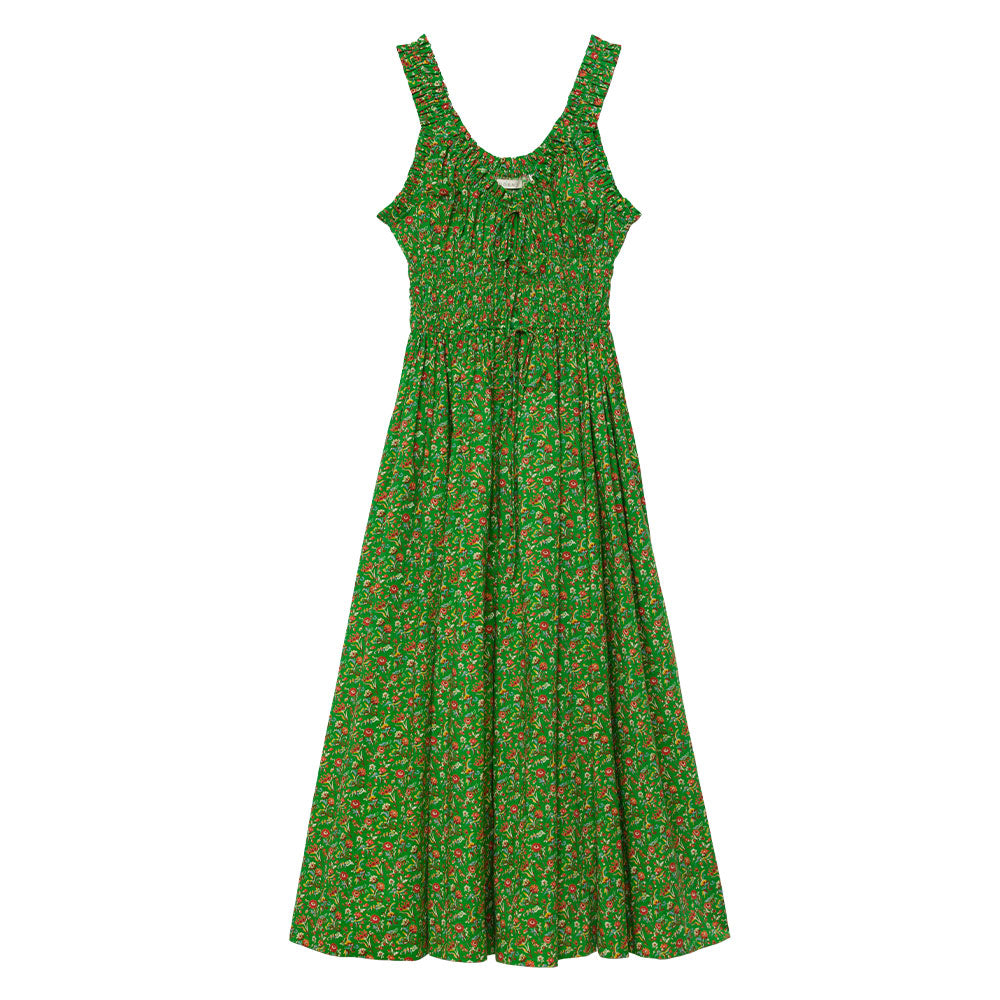 &merci green dress En Merci Stitch Charm Dress