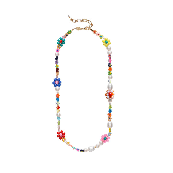Anni Lu - Collier Mexi Flower - Rainbow
