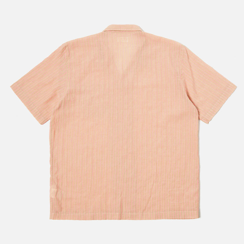Universal Works - Chemise Road - Rose pale