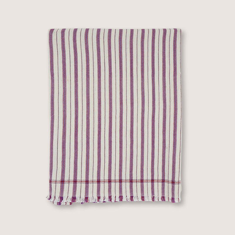 Plaid en coton n°29 - Violette - Moismont