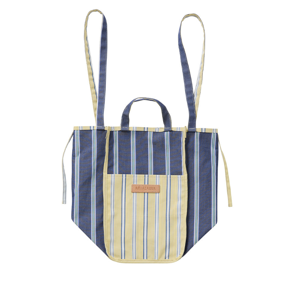 美品 amiacalva Easy bag(L) FLOWER BLUE Easy Bag M – La Garçonne