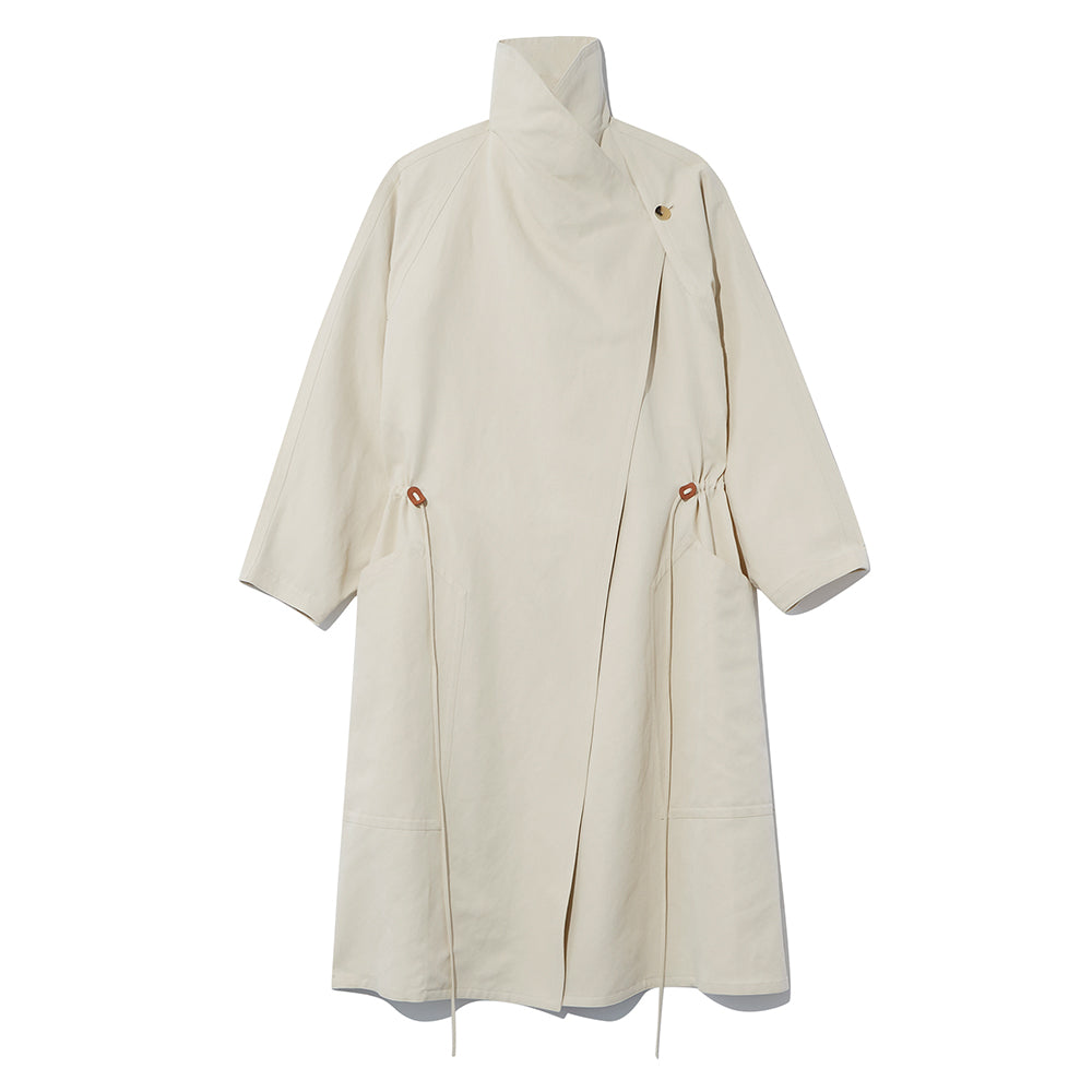 Le 17 Septembre - Manteau Sculpté - Ivoire – Merci Paris
