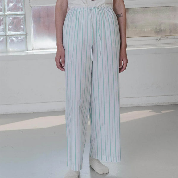 Baserange - Pantalon pyjama Kolla - Rayées Bleu