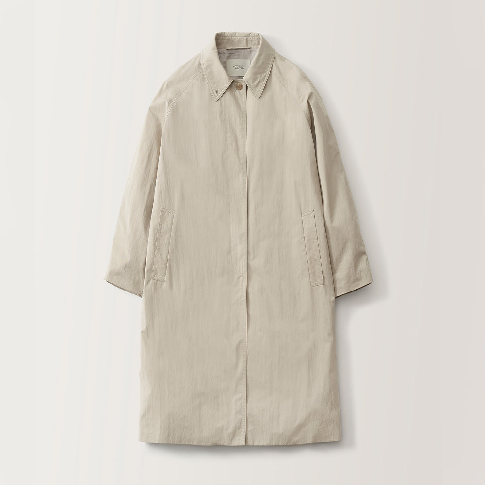 Nothing Written - Oversized Balmacaan Coat - Beige – Merci Paris