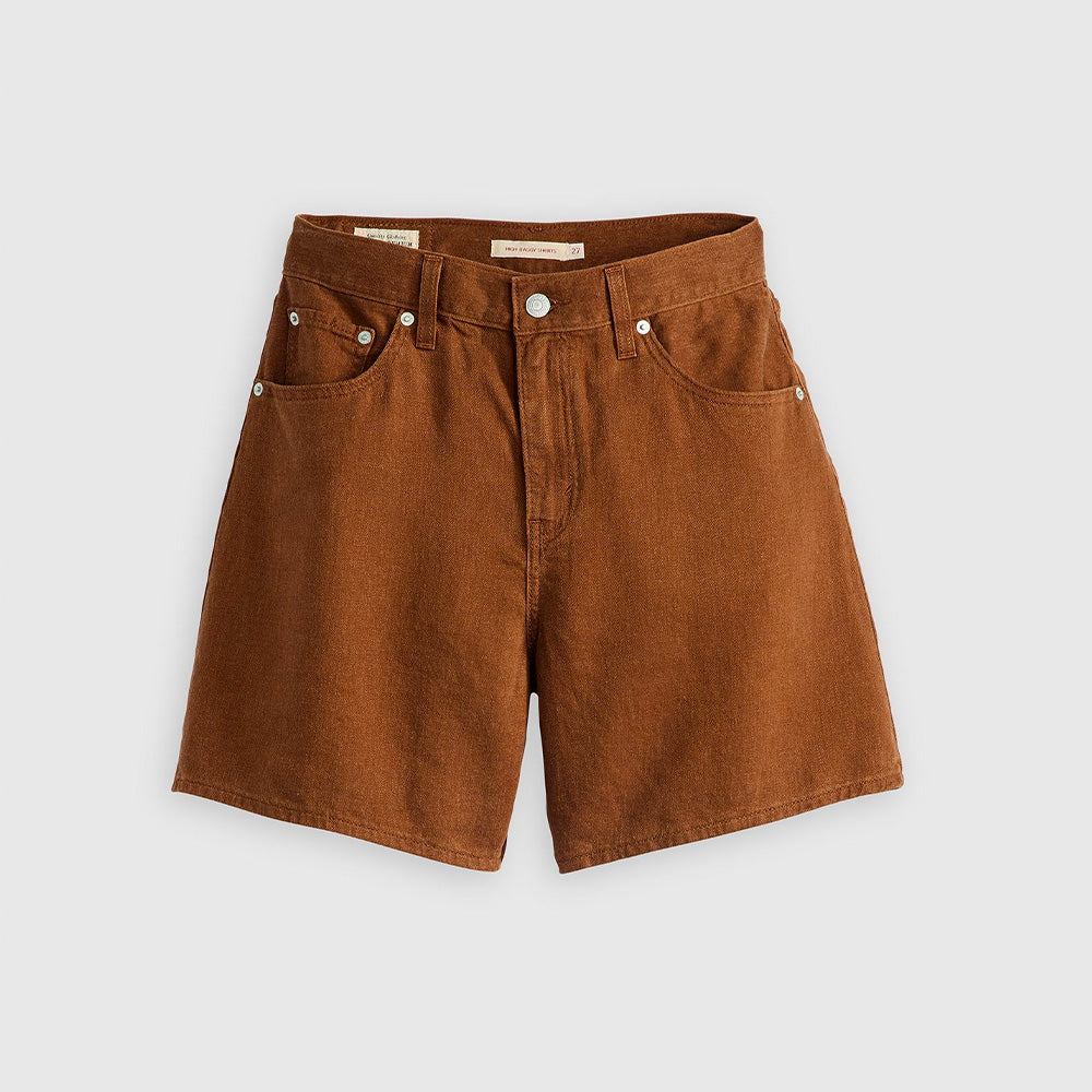 パンツ Wide Slacks Baggy Shorts Brown Archive Wide Slacks Baggy Shorts Brown Archive（Knit Stretch Loose