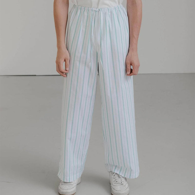 Baserange - Pantalon pyjama Kolla - Rayées Bleu