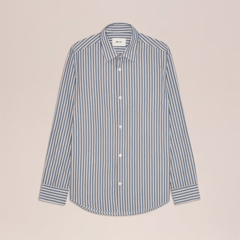 NN07 - Freddy Shirt 5973 - Blue Striped – Merci Paris
