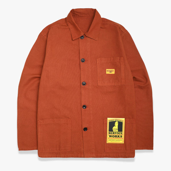 Service Works - Veste Coverall Canvas - Rouge