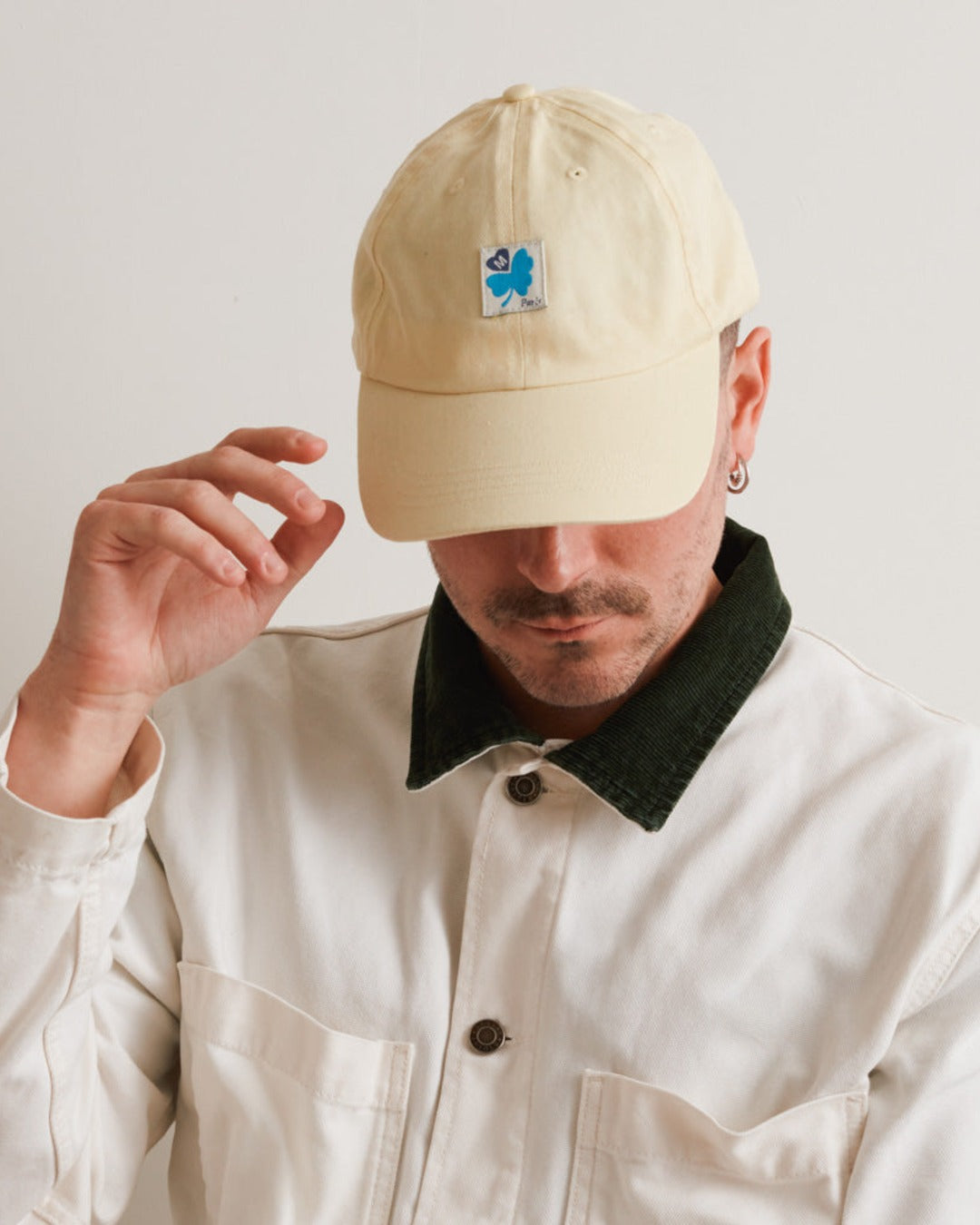Merci - Casquette Trèfle Patch - Jaune – Merci Paris