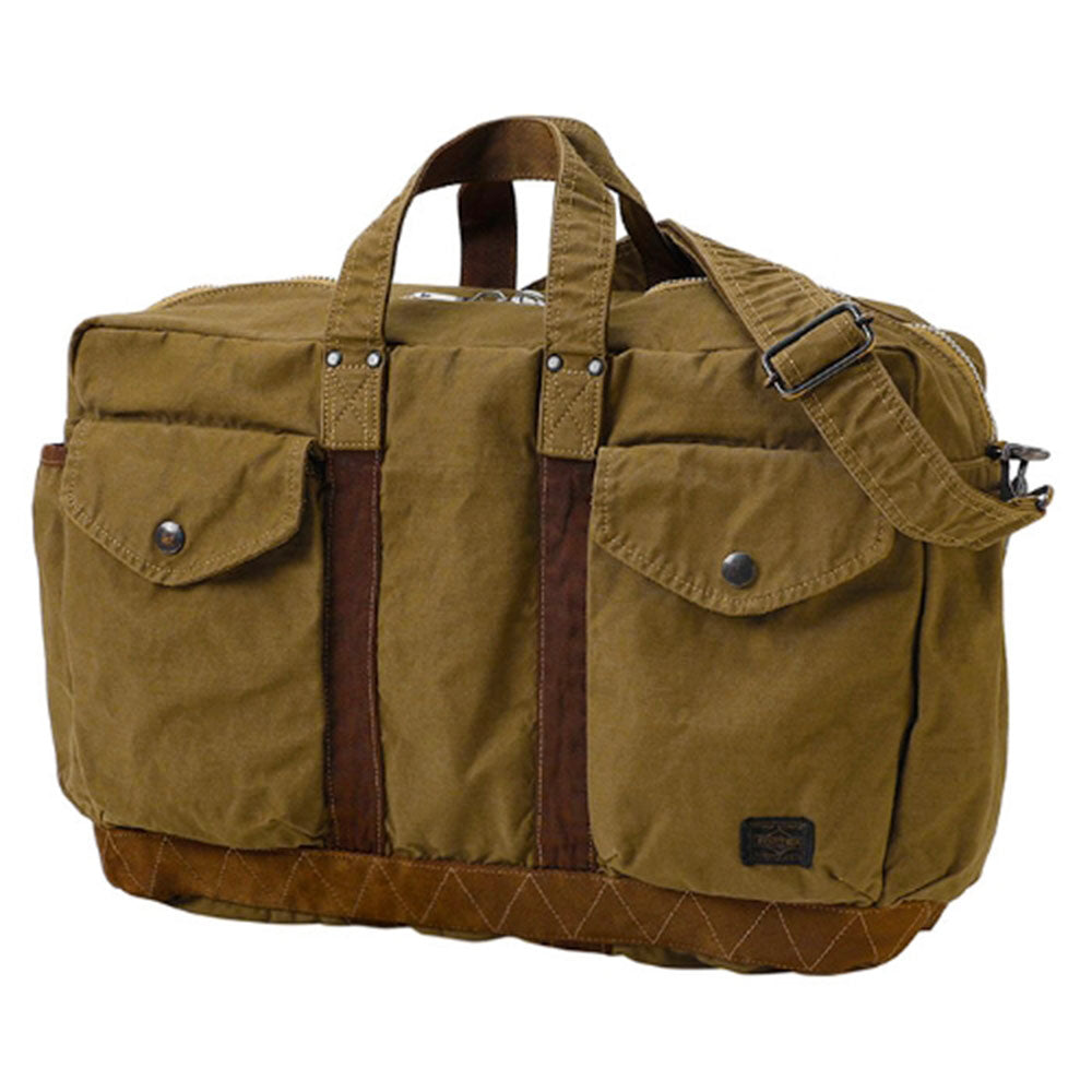 Porter Yoshida & Co - Crag 2Way Boston Bag - Coyote – Merci Paris