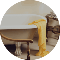 Summer house, washed linen linen