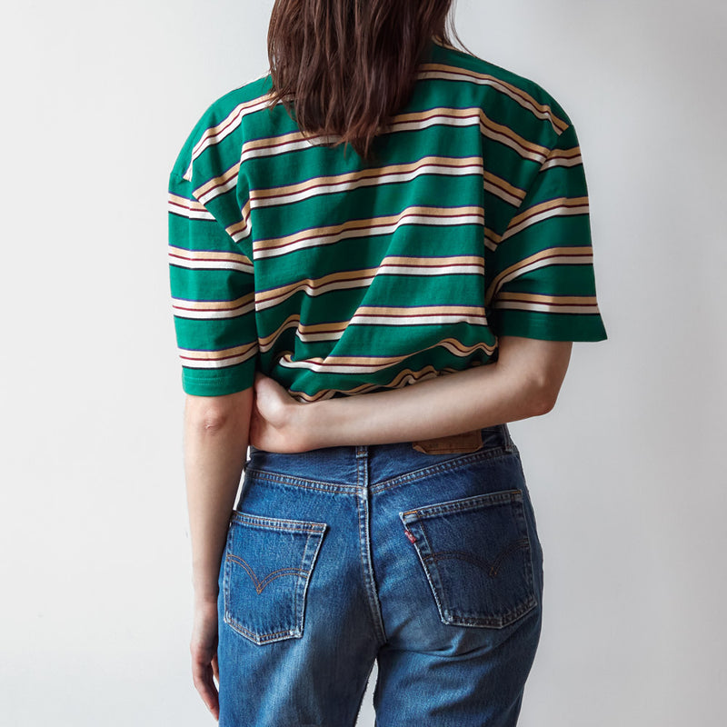 Merci - T-Shirt Vadim Stripes - Vert
