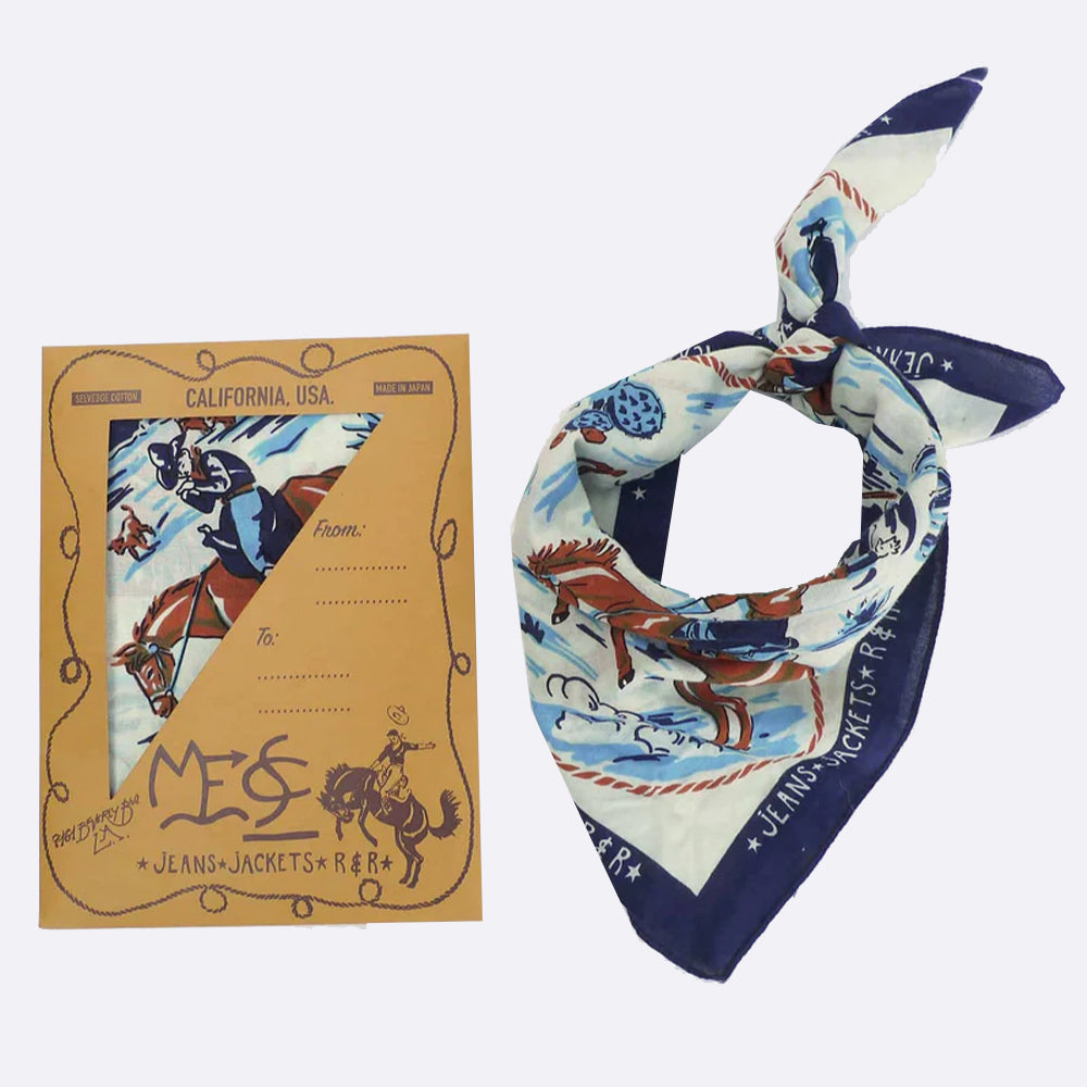 Mister Freedom Bandana Ranch Bleu Merci Paris