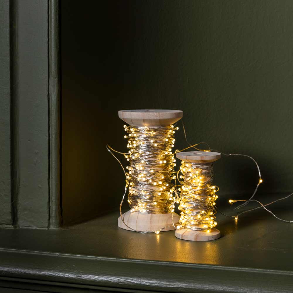 Ineasicer Guirlande Lumineuse Boule Coton, Interieur Decoration Noël Deco,  3M 20er LED Globe Light, Fille, Princesse
