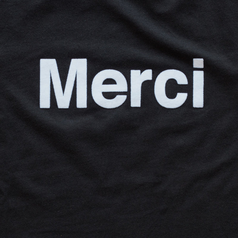 Merci - T-shirt logo Merci - Noir