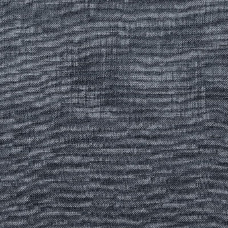 Coussin rectangle en lin lavé - Bleu Pétrole
