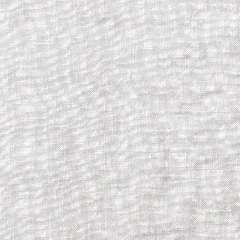 Coussin rectangle en lin lavé - Blanc Optique