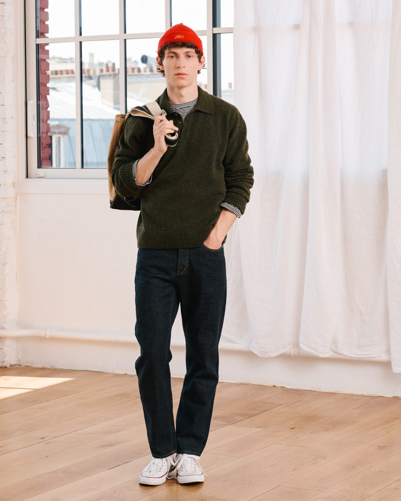 Merci - Pull Gaspard - Kaki