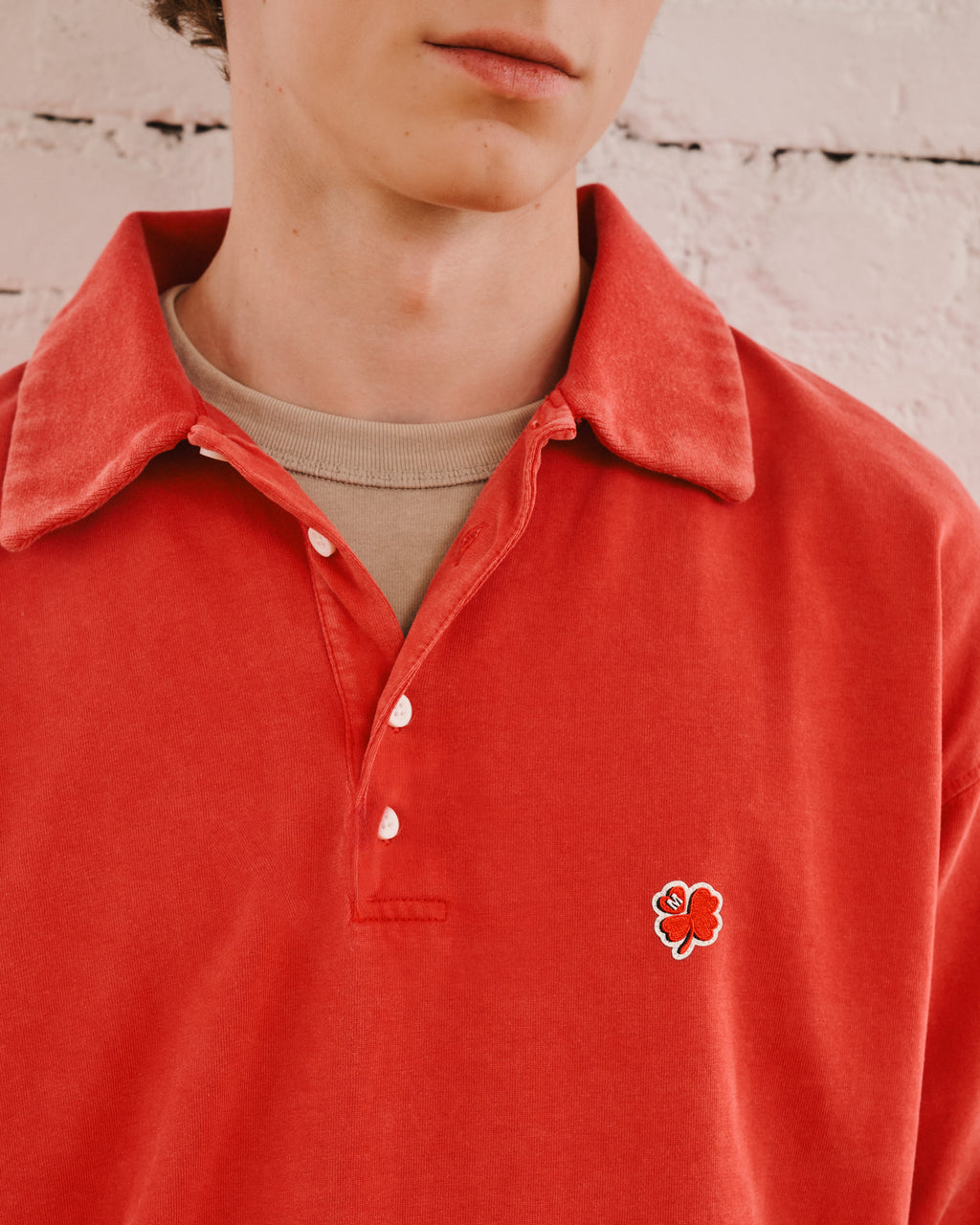 Merci - Silas Polo Shirt - Red