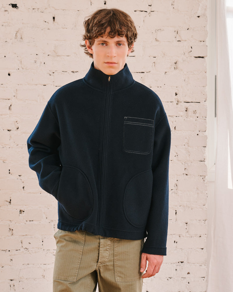 Merci - Veste Double Face Lucien - Marine