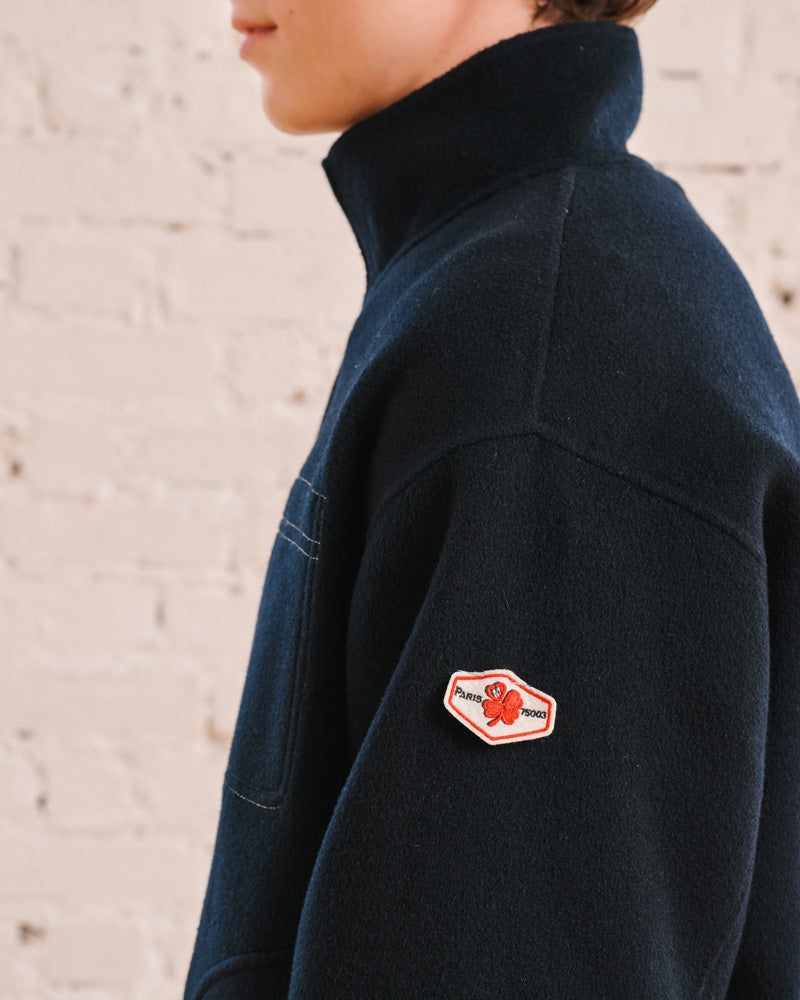 Merci - Veste Double Face Lucien - Marine