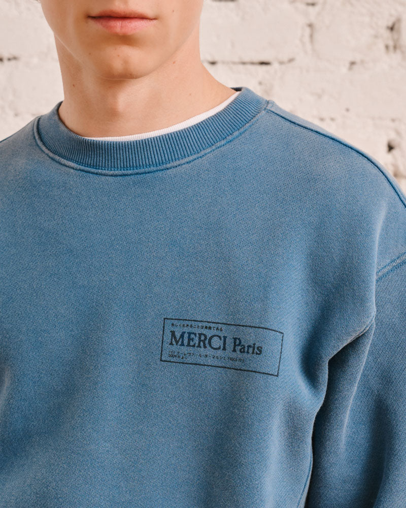 Merci - Miles Sweatshirt - Indigo