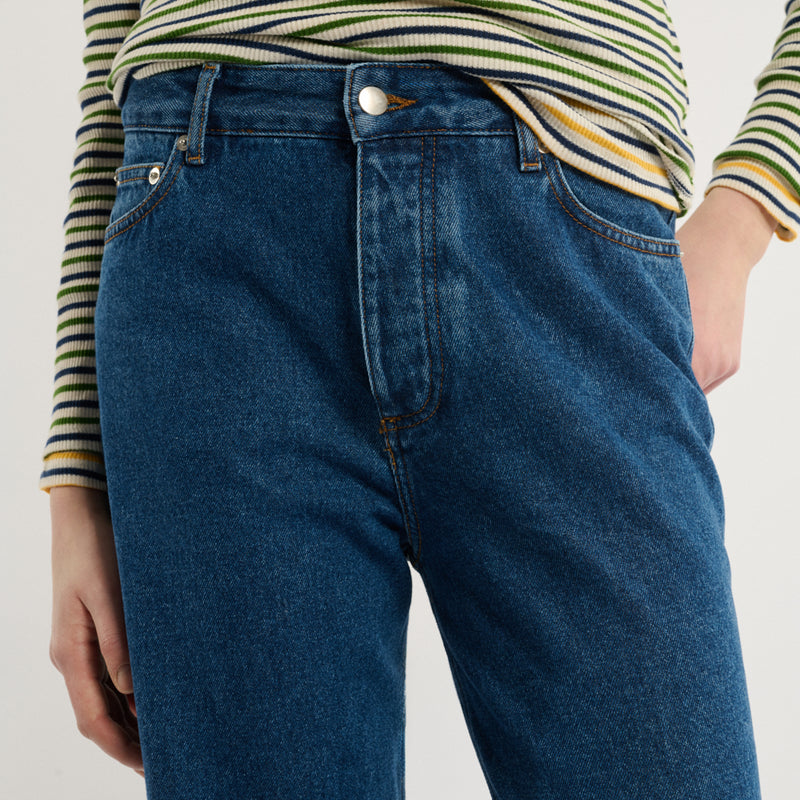 Merci - Jane Straight Jeans - Indigo – Merci Paris