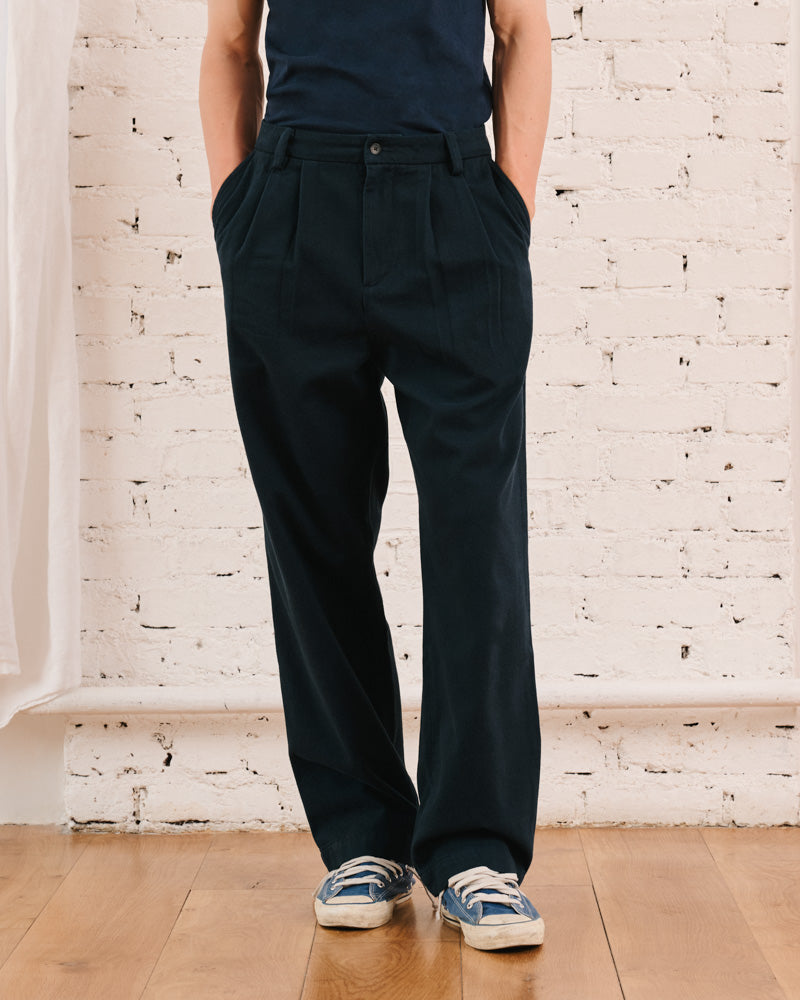 Merci - Pantalon Chino Abraham - Marine
