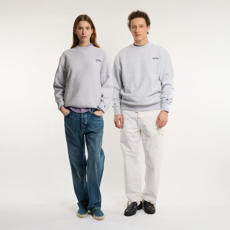 Merci x Champion - Sweat Merci Patch - Gris- Prêt à porter – Merci 