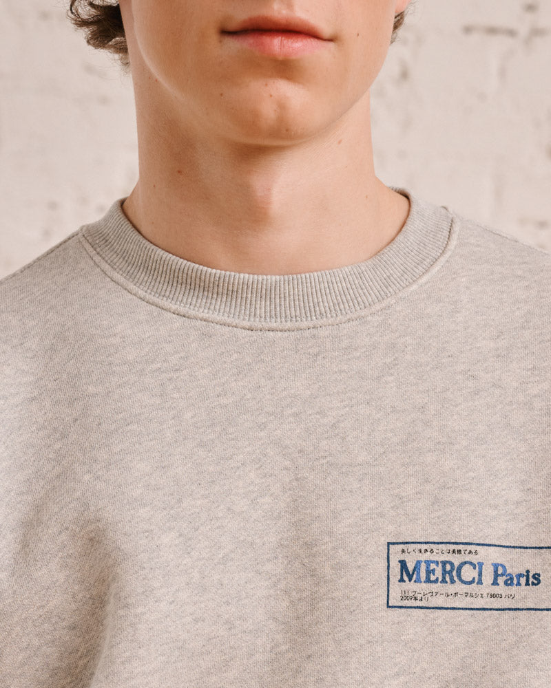 Merci - Miles Sweatshirt - Heather Gray