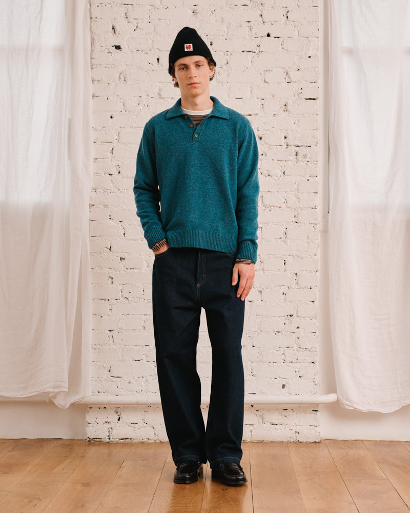 Merci - Pull Gaspard - Bleu