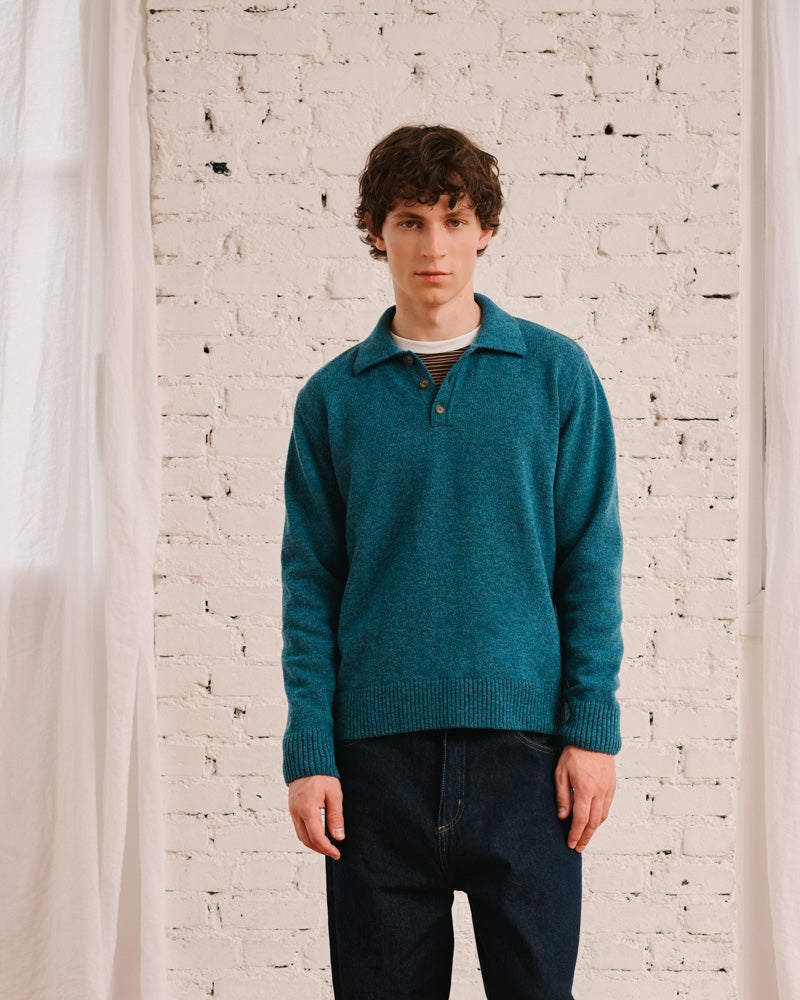 Merci - Pull Gaspard - Bleu