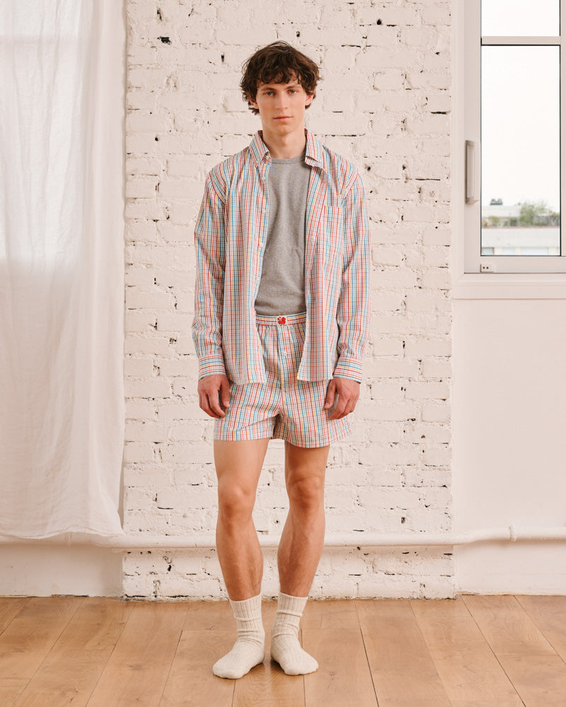 Merci - Short Jude - Carreaux Multicolore