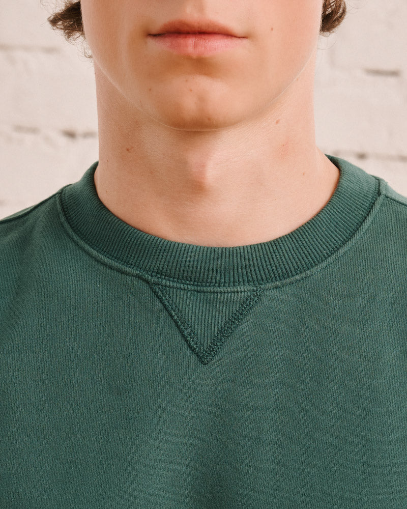 Merci - Sweat Dorian Bicolore - Vert & Vert Clair