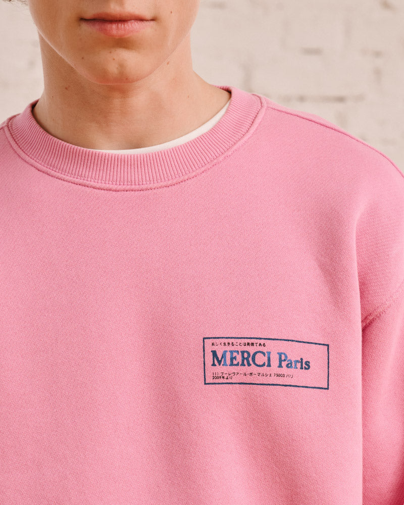 Merci - Miles Sweatshirt - Pink