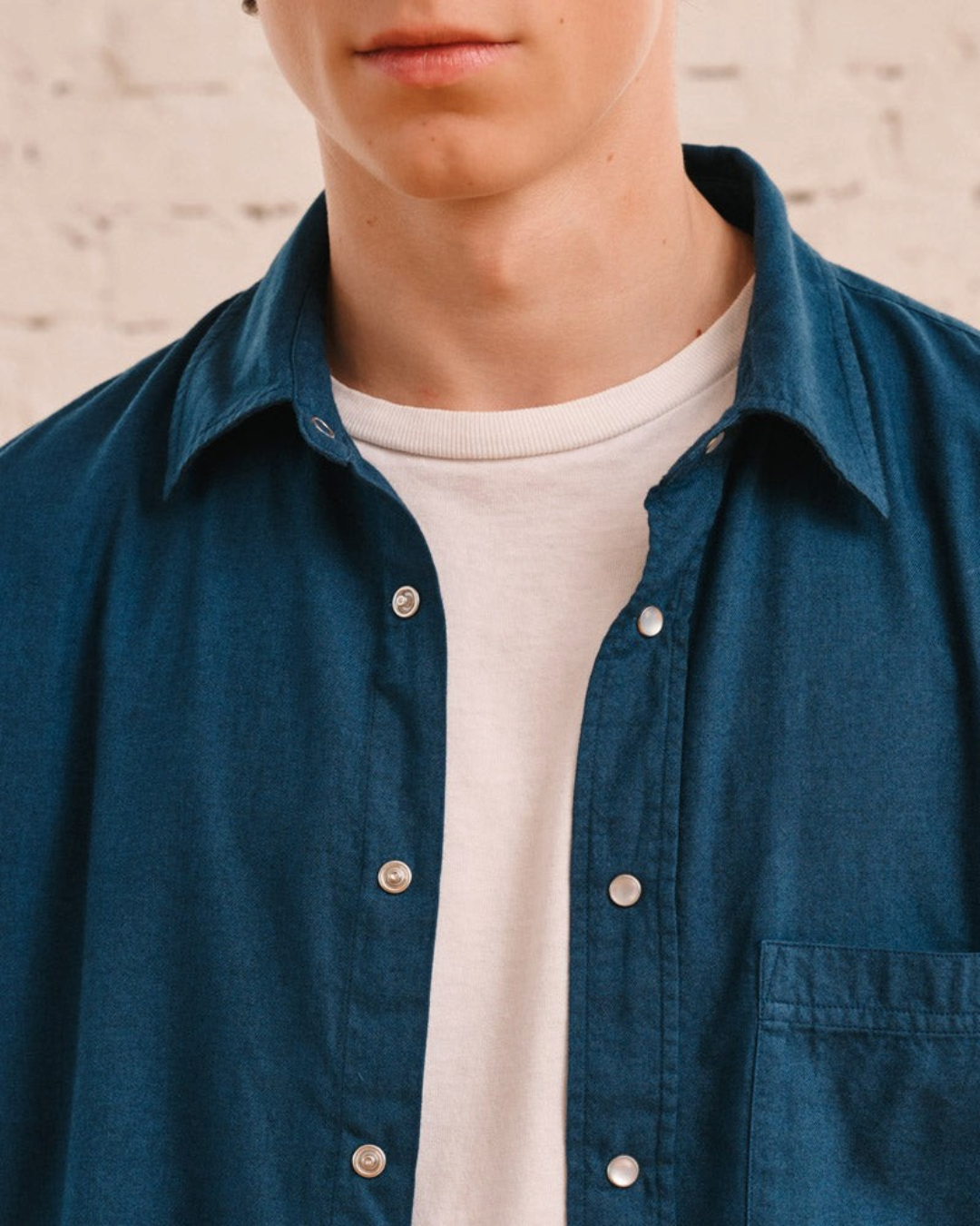 Merci - Chemise Pietro Flanelle - Marine