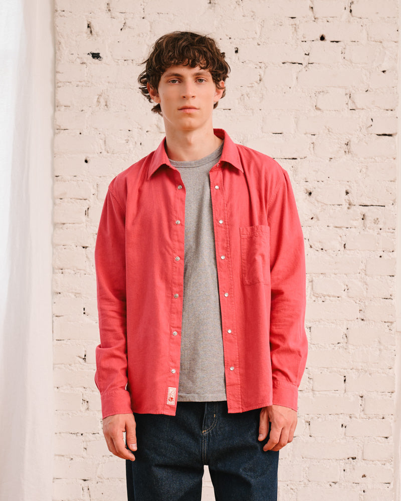 Merci - Chemise Pietro Flanelle - Rose
