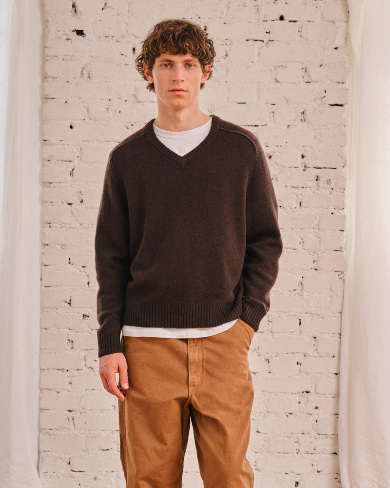 Merci - Pull Oscar - Marron