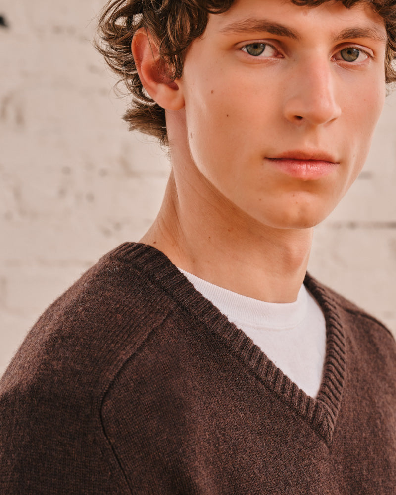 Merci - Pull Oscar - Marron