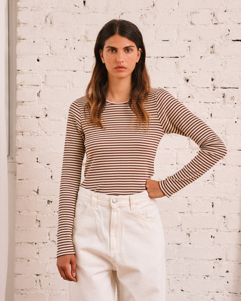 Merci - Carla T-shirt - Brown