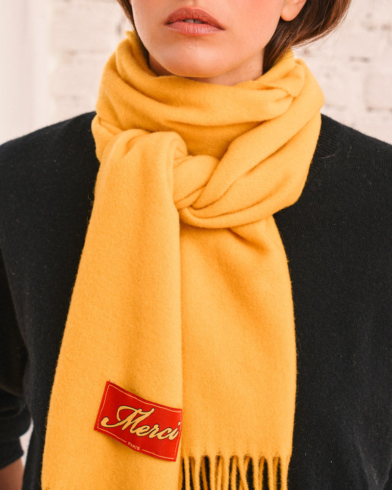 Merci - Echarpe Arlo - Jaune
