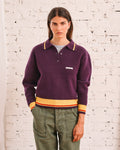 Merci - Pull Giulia - Violet Jaune & Rouge