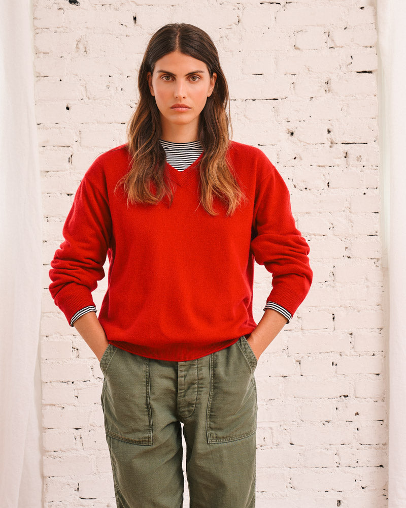 Merci - Adele sweater - Red