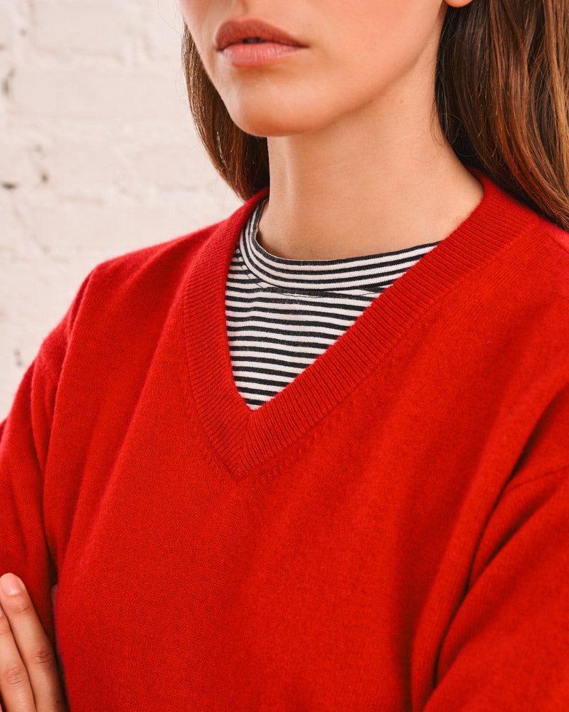 Merci - Adele sweater - Red