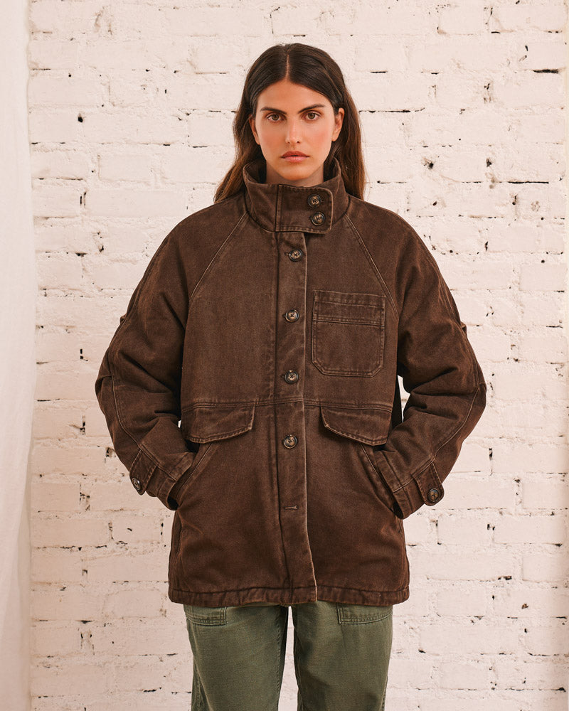 Merci - Manteau Barbara - Marron
