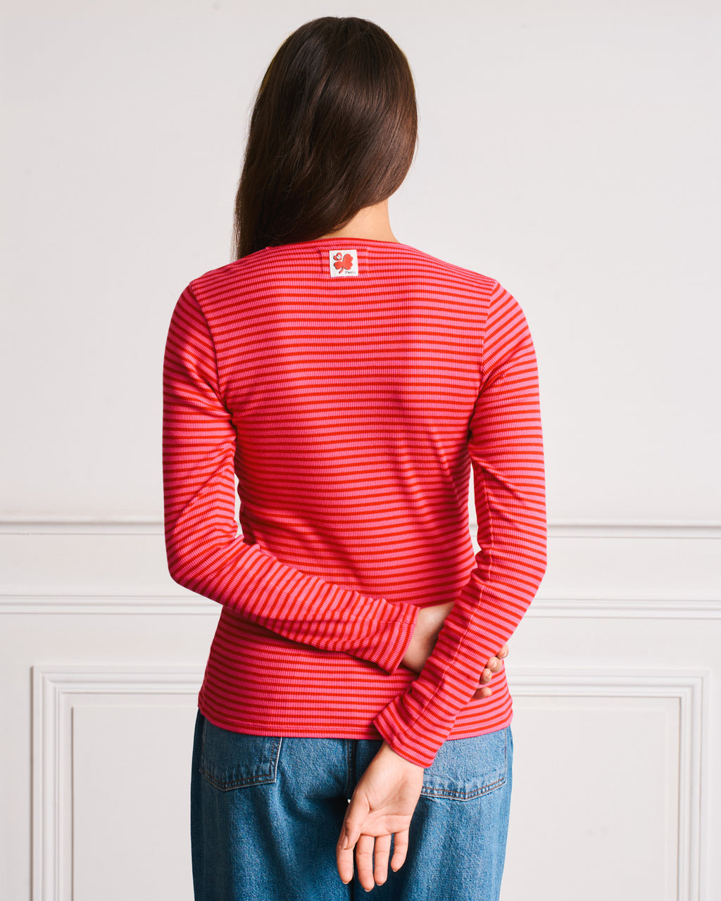 Merci - Carla T-shirt - Red & Pink