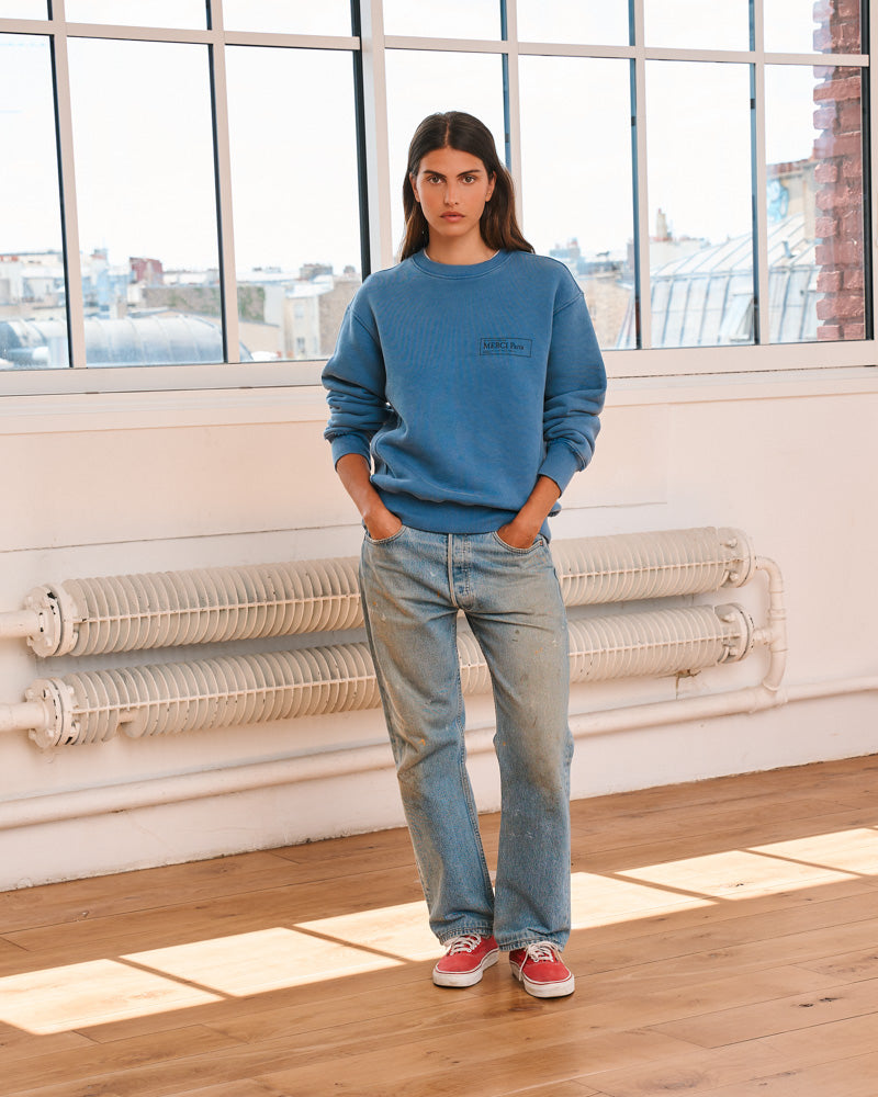 Merci - Miles Sweatshirt - Indigo